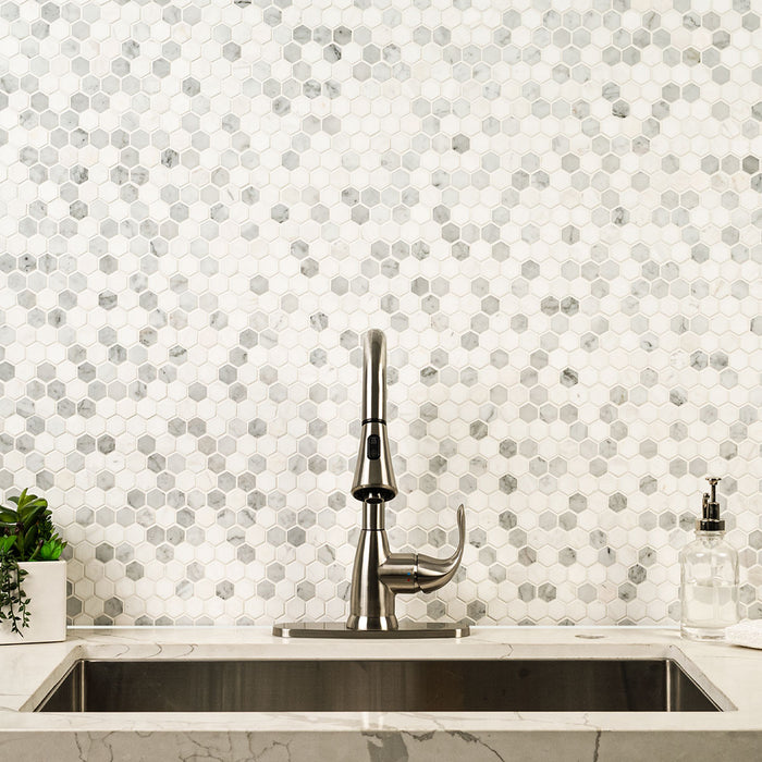 Bianco Dolomite Mosaics