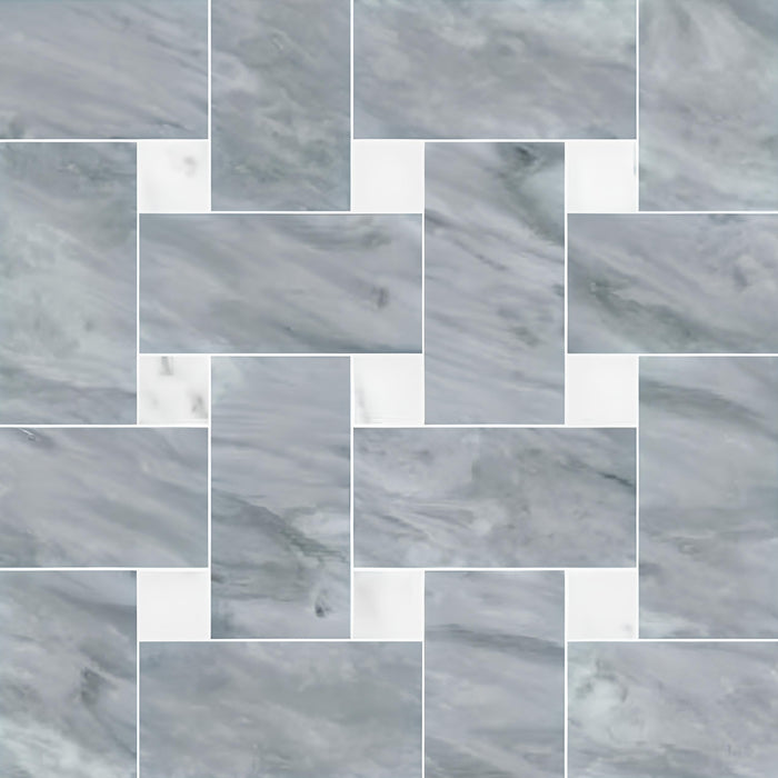 Majestic Basketweave Mosaics