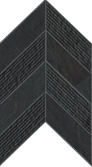 Essence Slate Chevron Mosaic