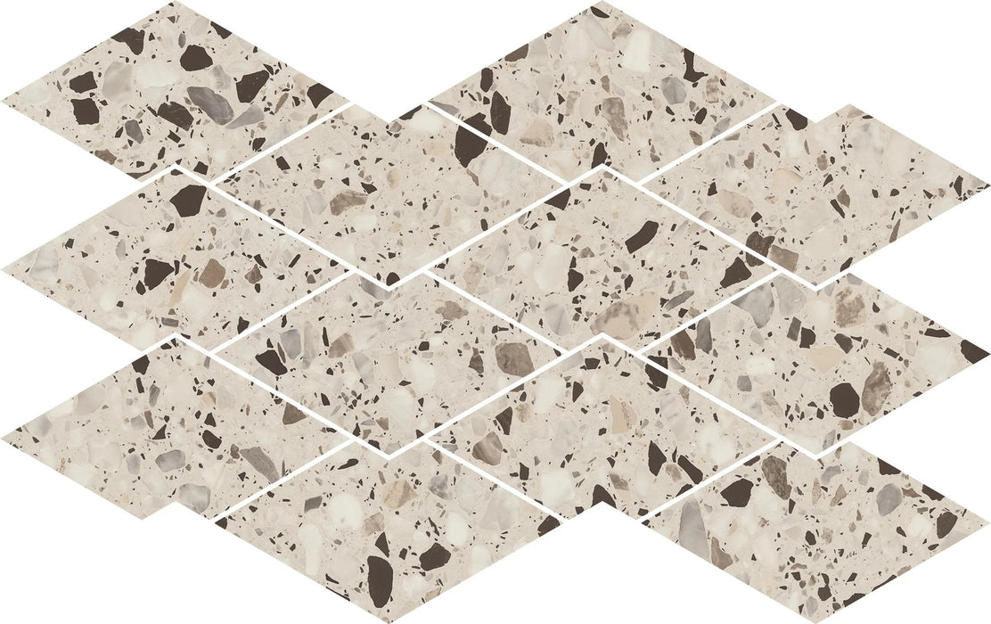 Terrazzo Allure Stacked Diamond Mosaic