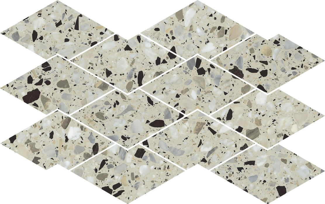 Terrazzo Allure Stacked Diamond Mosaic