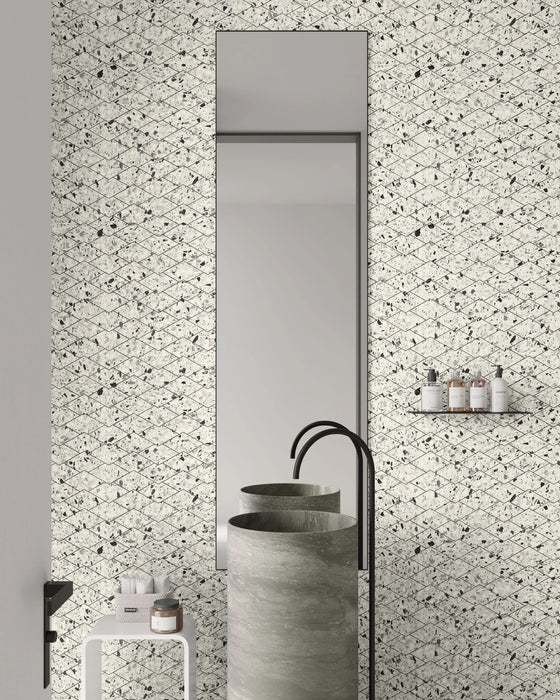Terrazzo Allure Stacked Diamond Mosaic