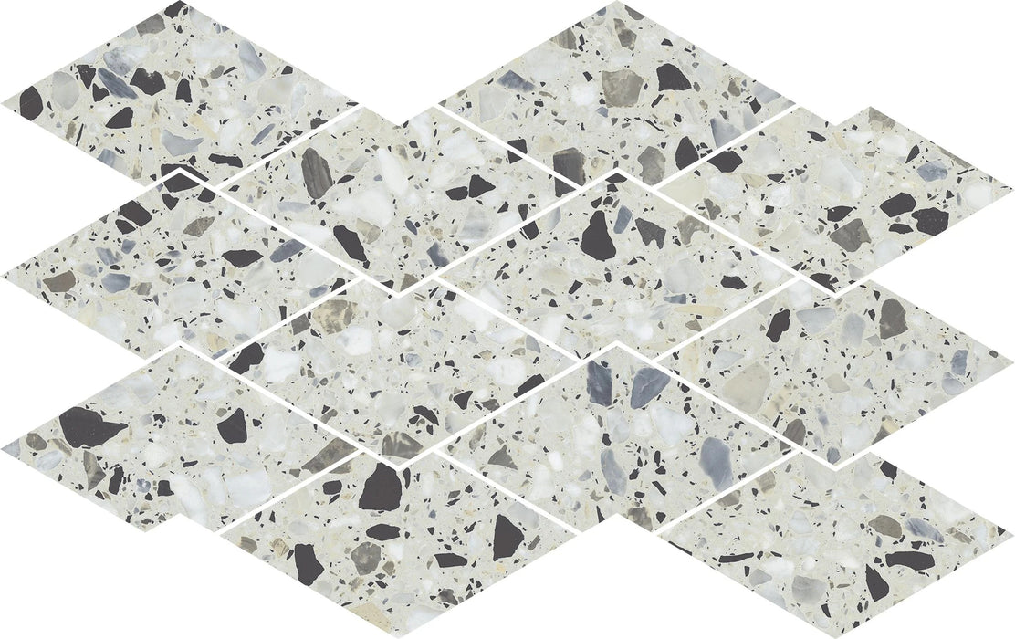 Terrazzo Allure Stacked Diamond Mosaic