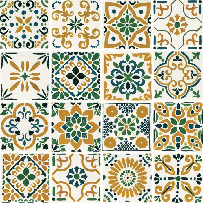 Cotto Revival Stacked Mosaic