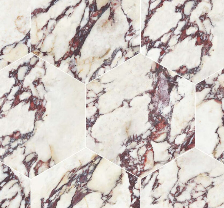 Calacatta Viola Hexagon Mosaic