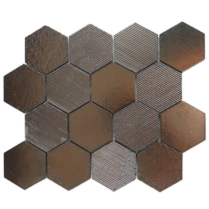 Art Lava Hexagon Mosaic