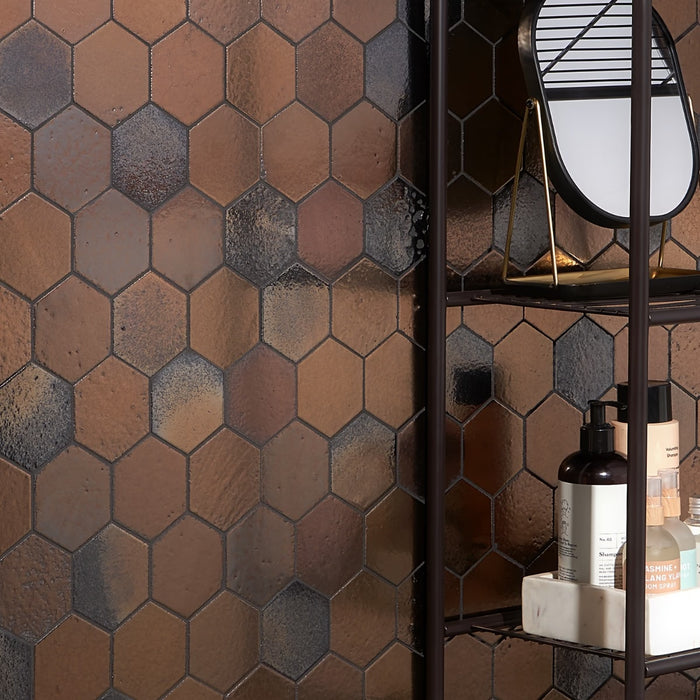 Art Lava Hexagon Mosaic