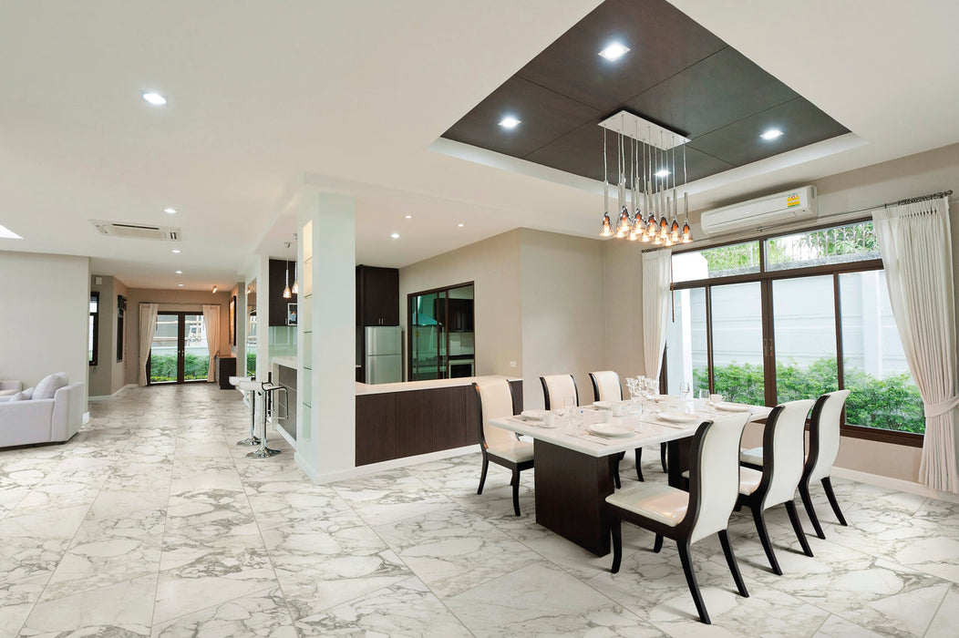 Carrara Select Tiziano Diamond Mosaic